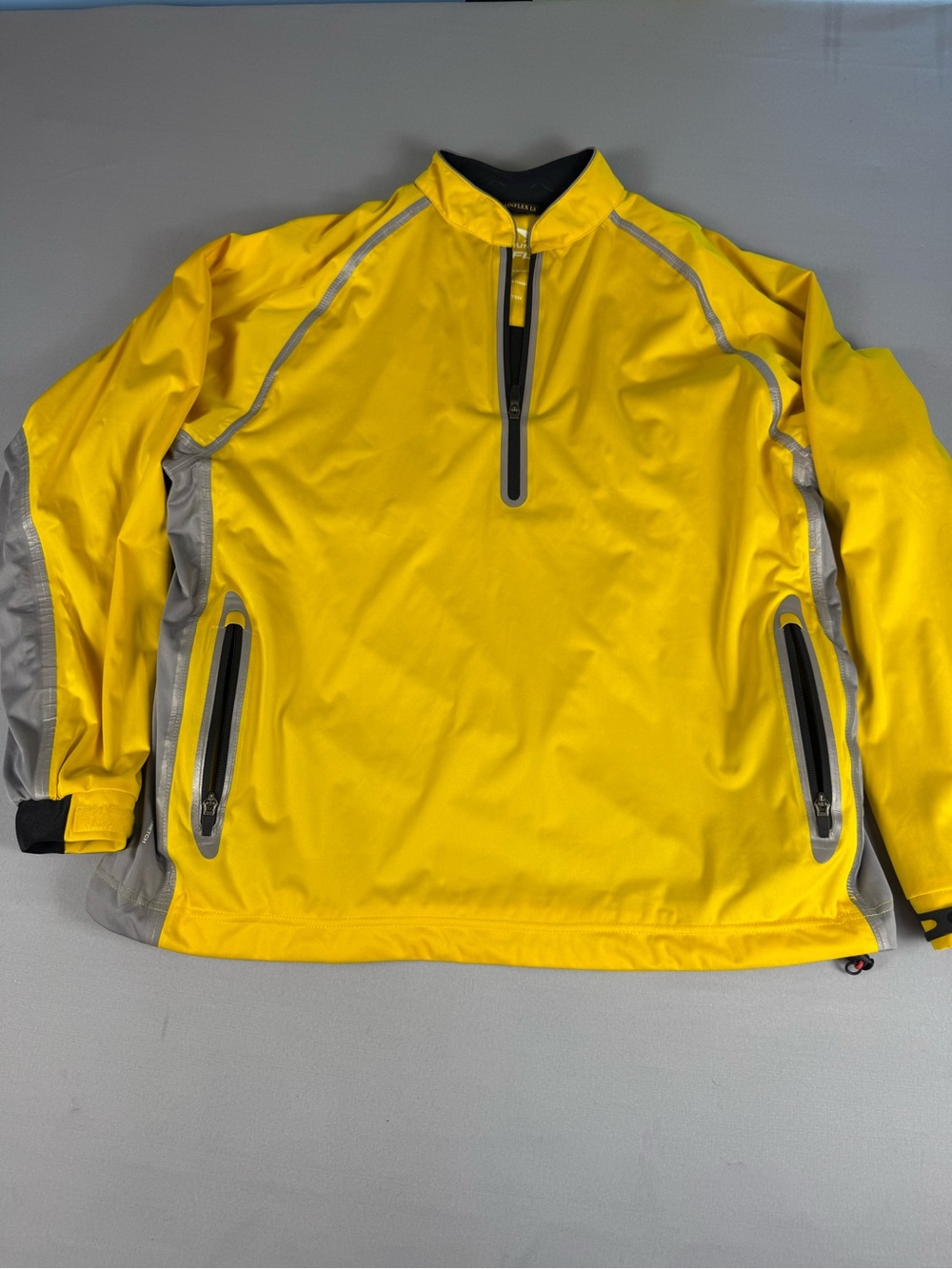 Sun Mountain RainFlex Waterproof Golf Rain Jacket Pullover XL Yellow